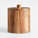 Tondo Large Wood Canister.