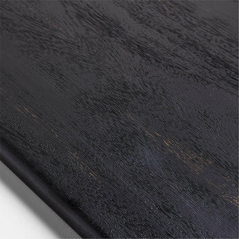 Tondo Ebonized Paddle Serving Board.