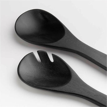 Tondo Ebonized Servers, Set of 2.