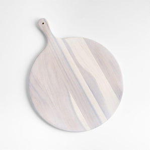 Tondo White Washed Round Serving Board.