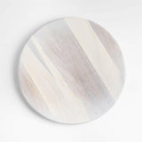 Tondo 20" White-Washed Lazy Susan.