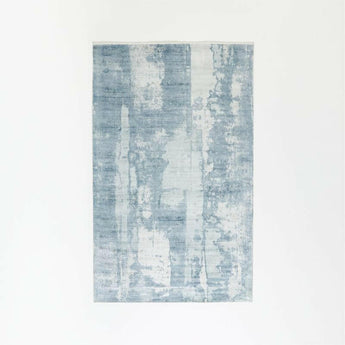 Tottori Blue Abstract Rug 6'x9'.