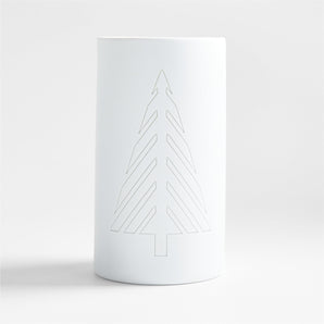 Candelabro de porcelana con forma de huracán para árbol de Navidad