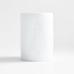 Candelabro de porcelana con forma de huracán para árbol de Navidad