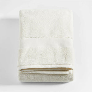 Organic Turkish Cotton Ivory Bath Towel.