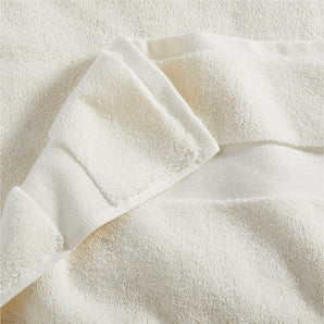 Organic Turkish Cotton Ivory Bath Towel.