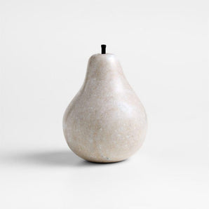 Tuscan Marble Decorative Pear