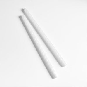 Twisted Taper Candles 18", Set of 2