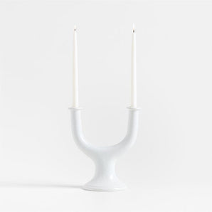 Candelabro de cerámica de dos velas Valla