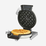 Cuisinart waffle maker delivering consistent golden-brown waffles with professional quality and ease.