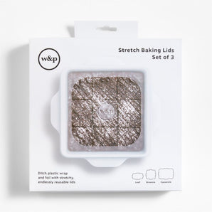 W&P Reusable Stretch Lids, Set of 3
