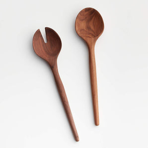 Walnut Servers, Set of 2.