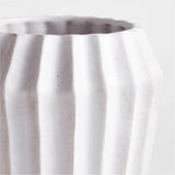 Warren White Stoneware Flower Vase.