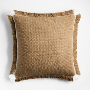 Weekend Organic Cotton Stripe Throw Pillow