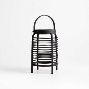 Linterna solar LED de metal para exteriores Wells