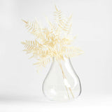 Faux White Fern Leaf Stem.