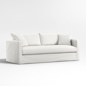 Willow II Slipcovered Bench Queen Sleeper Sofa