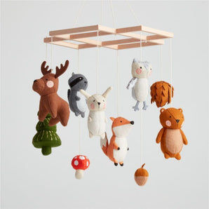 Baby Woodland Animal Nursery Mobile