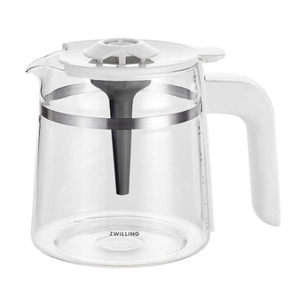 ZWILLING ® Enfinigy Silver Glass 12-Cup Coffee Maker.