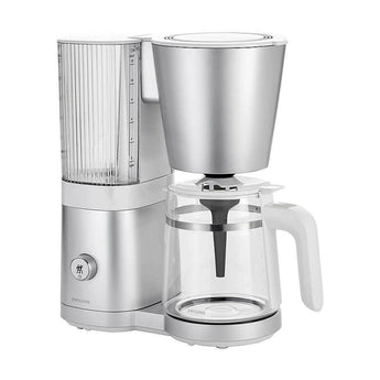 ZWILLING ® Enfinigy Silver Glass 12-Cup Coffee Maker.