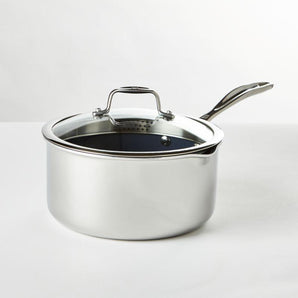 Cacerola de cerámica ZWILLING ® JA Henckels Clad Xtreme de 3 cuartos con tapa
