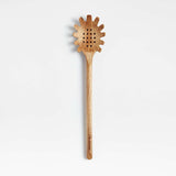 Crate & Barrel Acacia Pasta Spoon.