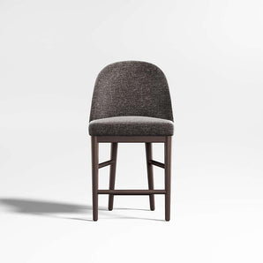 Ana Charcoal Counter Stool with Performance Fabric_Crate&Barrel Costa Rica