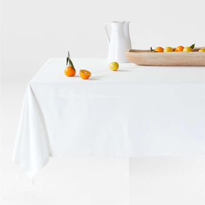 Aspen 60"x120" Organic Cotton Tablecloth.