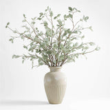 Brooklyn Cannelée Grey Floor Vase 20" by Athena Calderone.