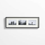 Brushed BlackTriple 4x6 Wall Frame.