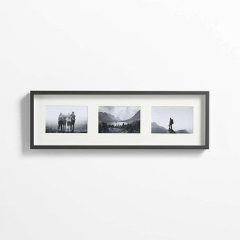 Brushed BlackTriple 4x6 Wall Frame.
