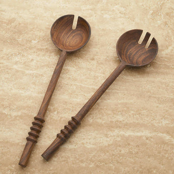 Acacia Burke Salad Servers, Set of 2.
