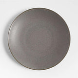 Craft Charcoal Flat Dinner Plate_Crate&Barrel Costa Rica