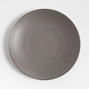 Craft Charcoal Flat Dinner Plate_Crate&Barrel Costa Rica