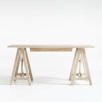 Haldeman Pine Wood Desk by Leanne Ford.