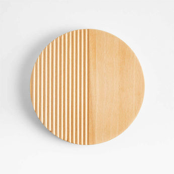 Hanno Fluted Wooden Trivet.