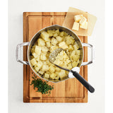 Crate & Barrel Acacia Wood Cutting Board 16"x16"x0.75".
