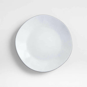 Marin White Recycled Stoneware Salad Plate