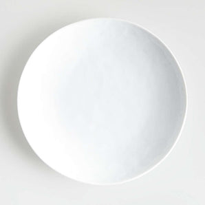 Mercer White Porcelain Coupe Dinner Plate.
