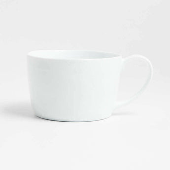Mercer White Porcelain Jumbo Mug.