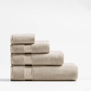 Organic Turkish Cotton Taupe Washcloth
