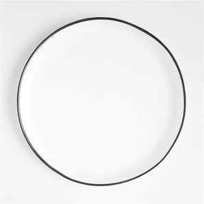 Range White Outdoor Melamine Dinner Plate by Leanne Ford.