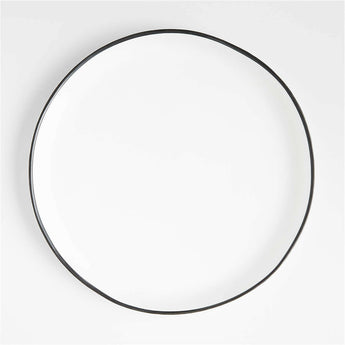 Range White Outdoor Melamine Dinner Plate by Leanne Ford.