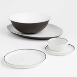 Range White Outdoor Melamine Salad Plate by Leanne Ford.