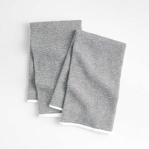 Textured Terry Organic Cotton Dish Towels, Set of 2.