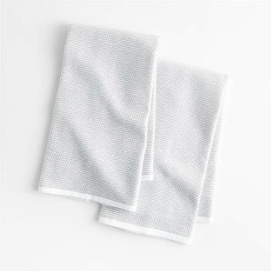 Textured Terry Organic Cotton Dish Towels, Set of 2