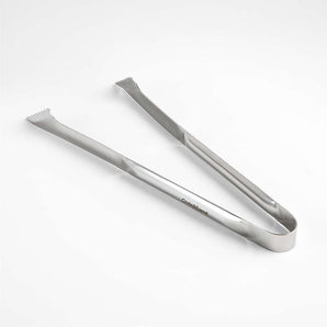 Crate & Barrel Stainless Steel Grill Tongs.