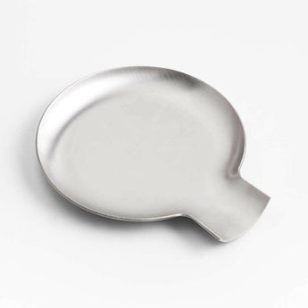 Stainless Steel Spoon Rest.