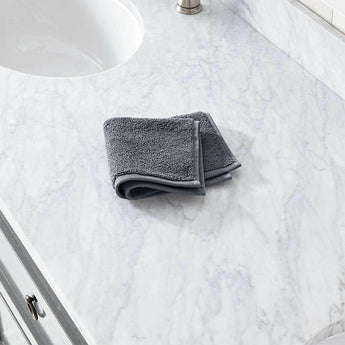 Organic 800-Gram Slate Turkish Washcloth.