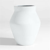 Wabi White Fiberstone Planter by Leanne Ford.